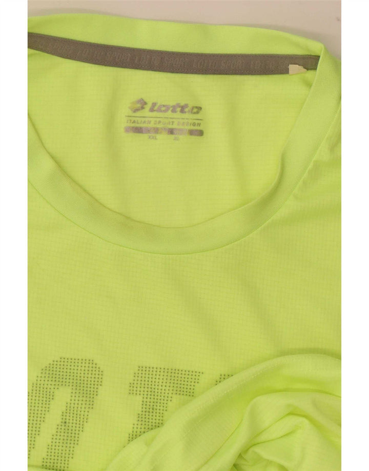 Lotto Herren Grafik T-Shirt Top XL Grün