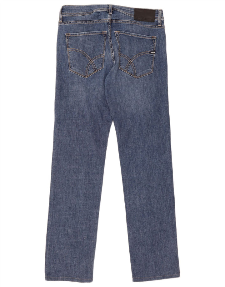 Gas Damen Slim Jeans W30 L30 Blaue Baumwolle