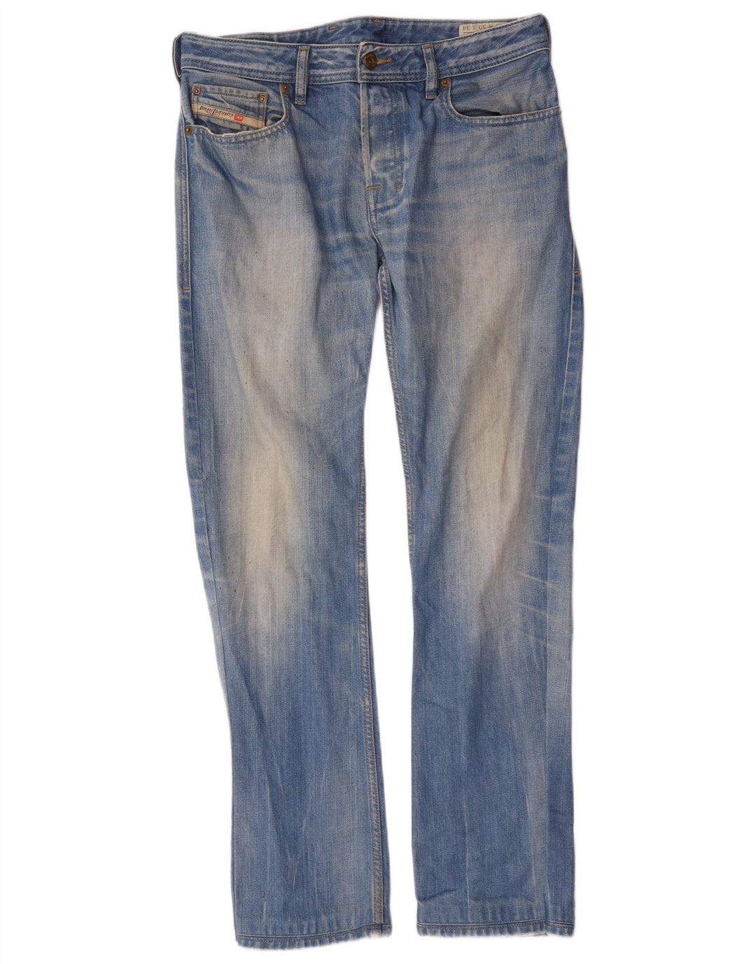 Diesel Herren Zatiny Regular Bootcut Jeans W30 L30 Blaue Baumwolle