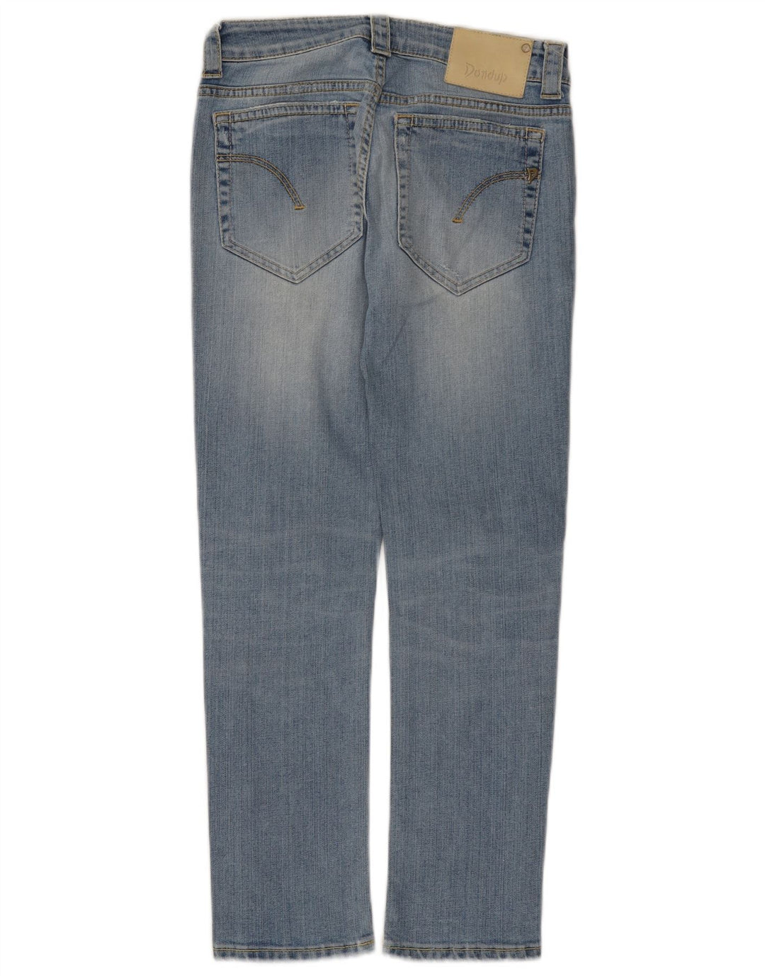 Dondup Damen Slim Jeans W28 L27 Blaue Baumwolle