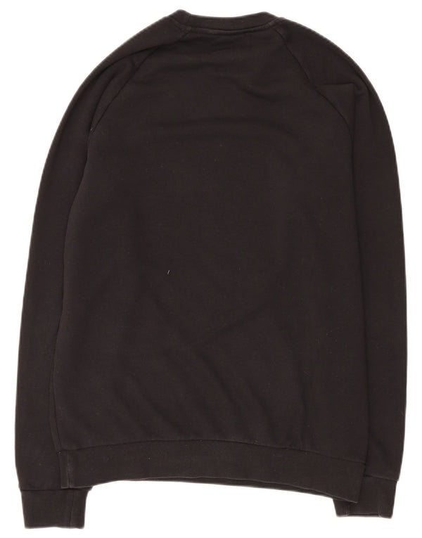 ADIDAS Jungen-Sweatshirt mit Grafik, 15–16 Jahre, schwarze Baumwolle