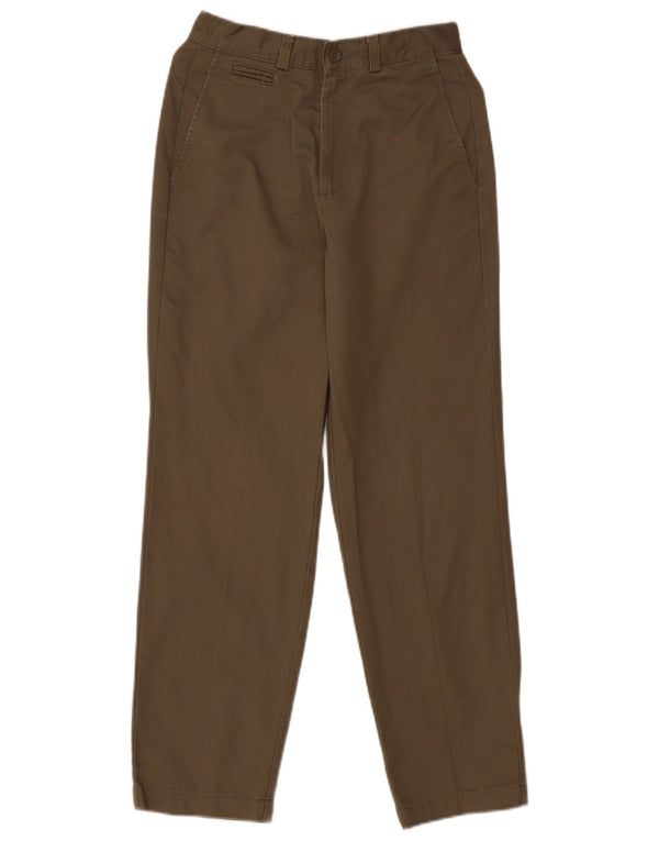 DOCKERS Womens Khakis High Waist Chino Trousers US 4 Small W28 L29 Khaki