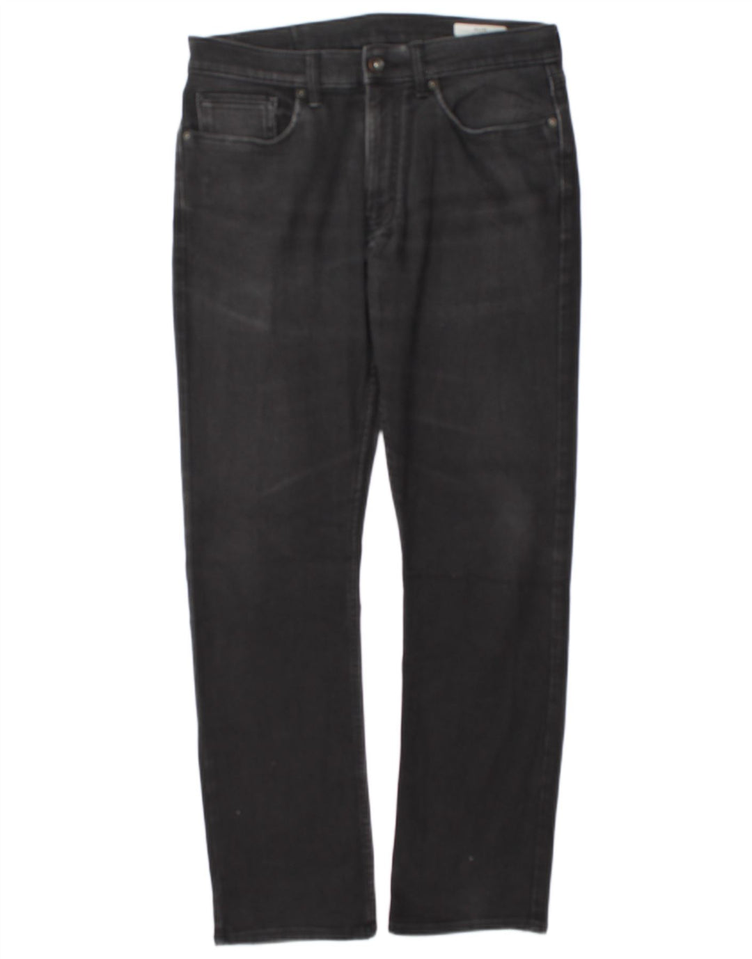 Marks & Spencer Herren Slim Jeans W32 L31 Schwarze Baumwolle