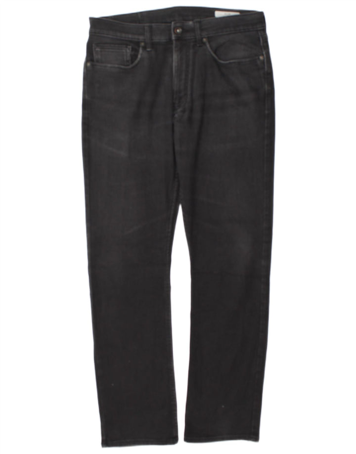 Marks & Spencer Herren Slim Jeans W32 L31 Schwarze Baumwolle