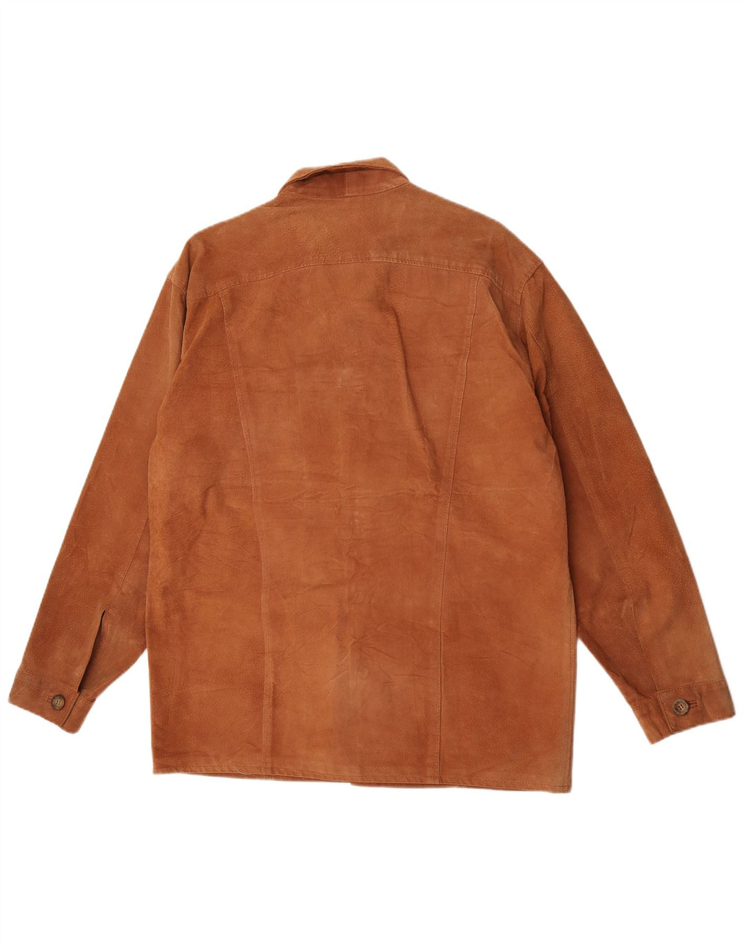 Vintage Herren Wildlederjacke UK 38 Mittelbraun