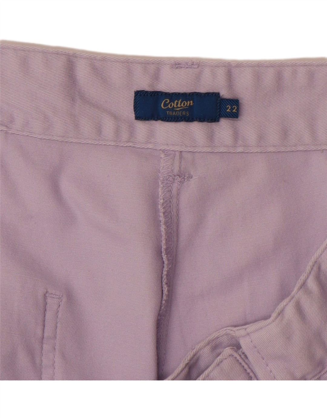 COTTON TRADERS Gerade Chino-Hose für Damen, UK 22, 3XL, W40, L30, Lila