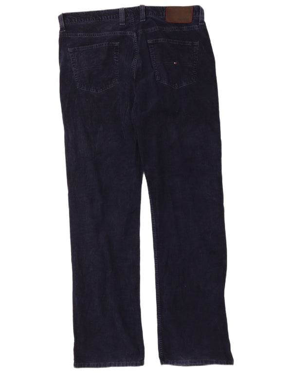 Tommy Hilfiger Gerade Cordhose für Herren, W36, L34, Marineblau, Baumwolle