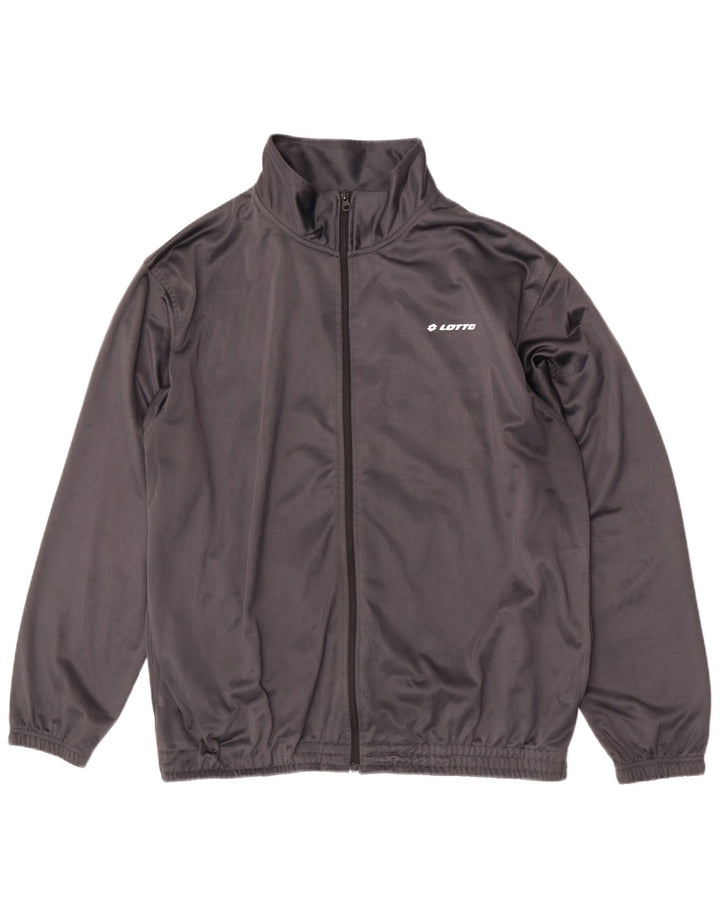 Lotto Herren-Trainingsanzug-Oberteil, Jacke, 2XL, Grau, Polyester