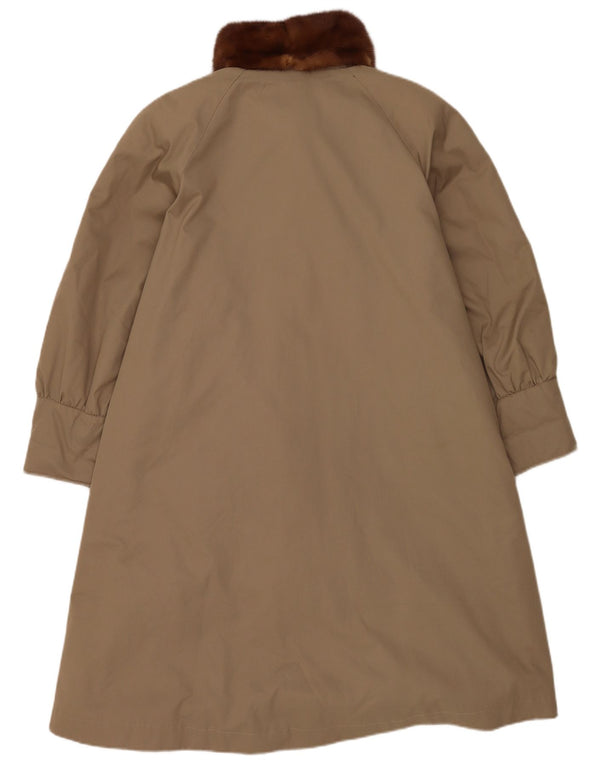 CONBIPEL Damen Übergroßer Mantel IT 42 Mittelbraunes Polyester