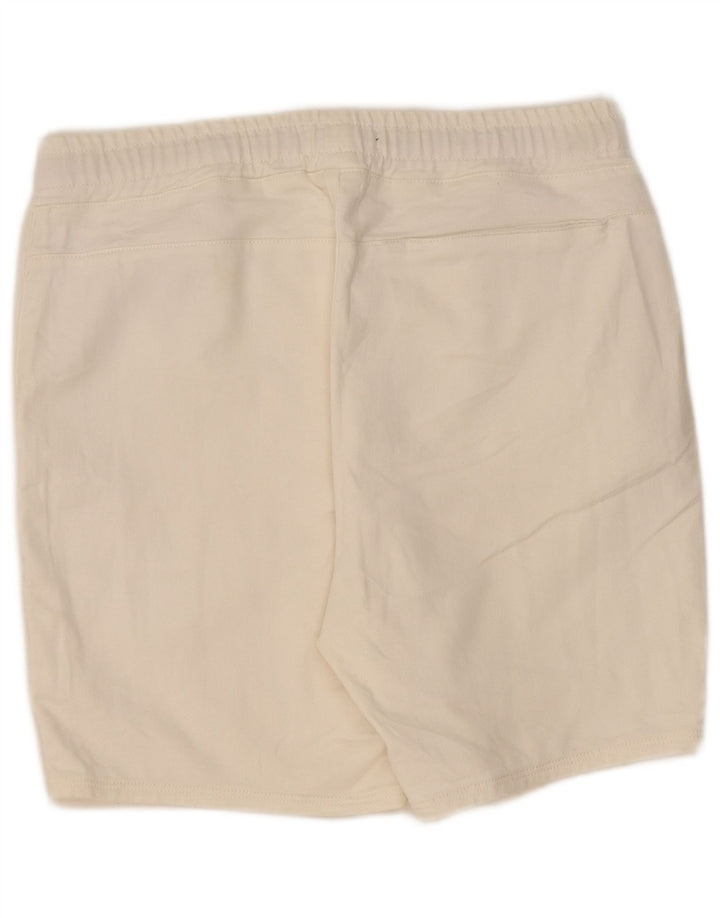 Zara Herren-Sportshorts, groß, aus weißer Baumwolle
