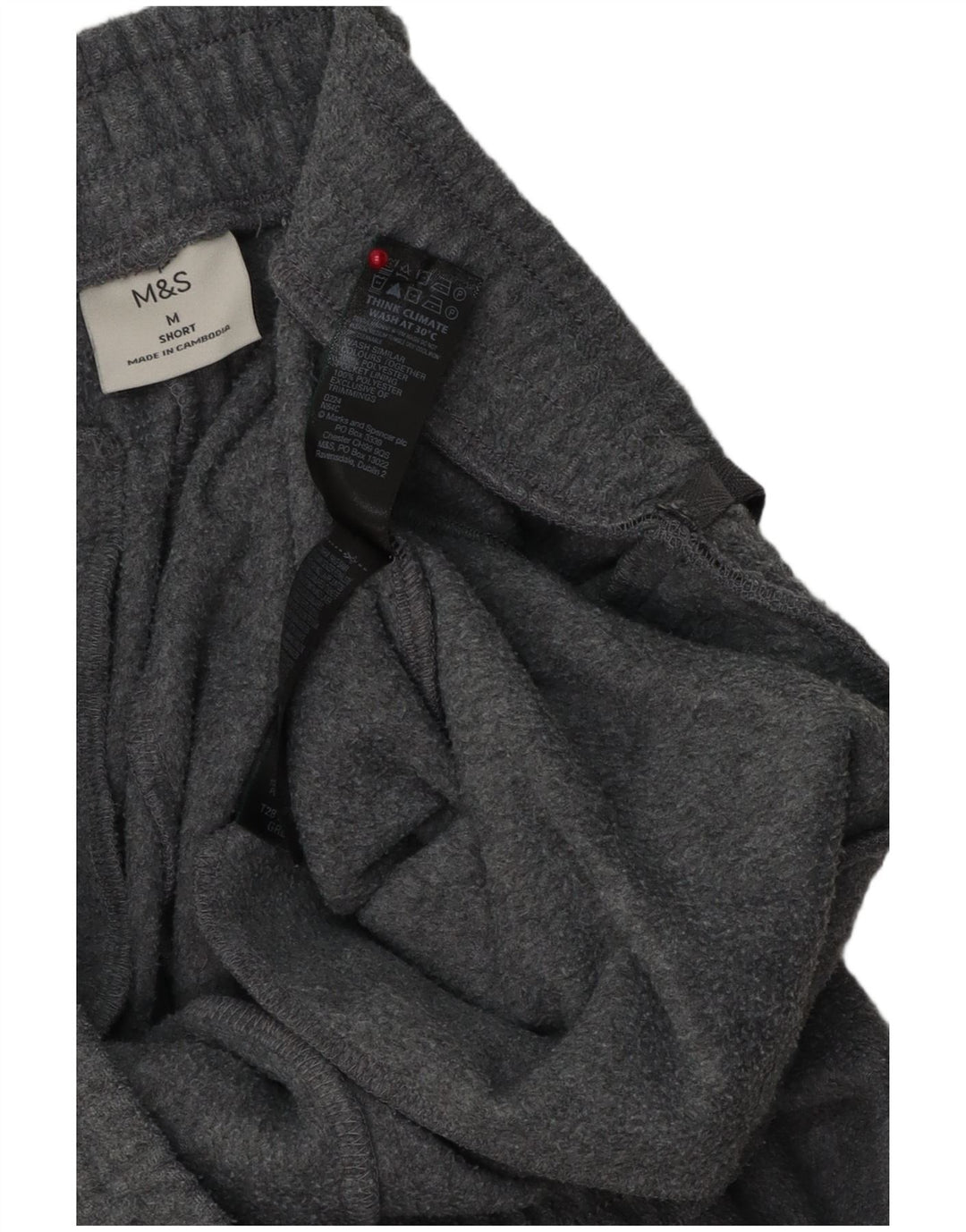 Marks & Spencer Damen Fleece-Trainingshose UK 12 Mittelgrau