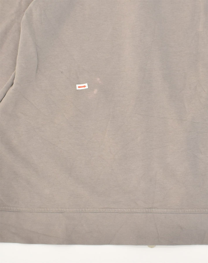 ELLESSE Womens Tracksuit Top Jacket UK 16 Large Grey Cotton | Vintage Ellesse | Thrift | Second-Hand Ellesse | Used Clothing | Messina Hembry 
