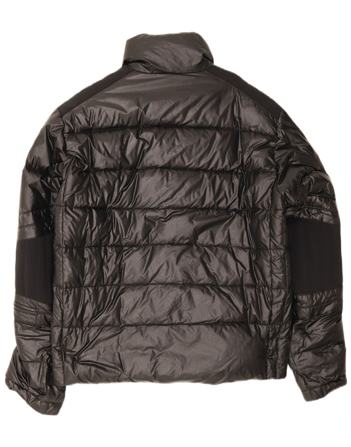 Belfe & Herren Wattierte Jacke UK 44 2XL Schwarzes Nylon
