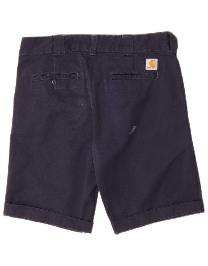 Carhartt Herren Wip Chino Shorts W30 Mittelmarineblaues Polyester