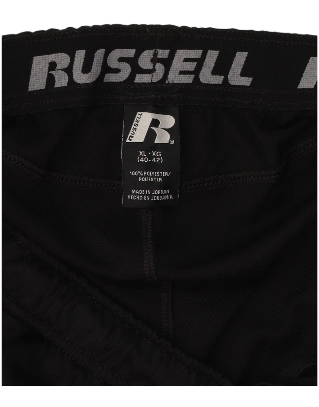 RUSSELL ATHLETIC Herren Sportshorts XL Schwarz Polyester