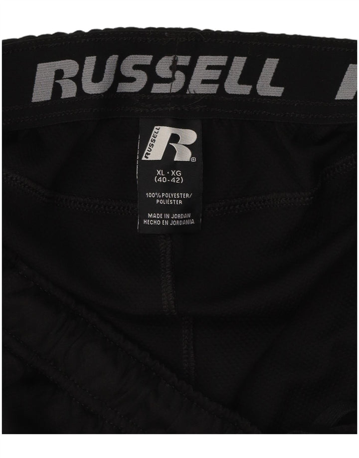 RUSSELL ATHLETIC Herren Sportshorts XL Schwarz Polyester