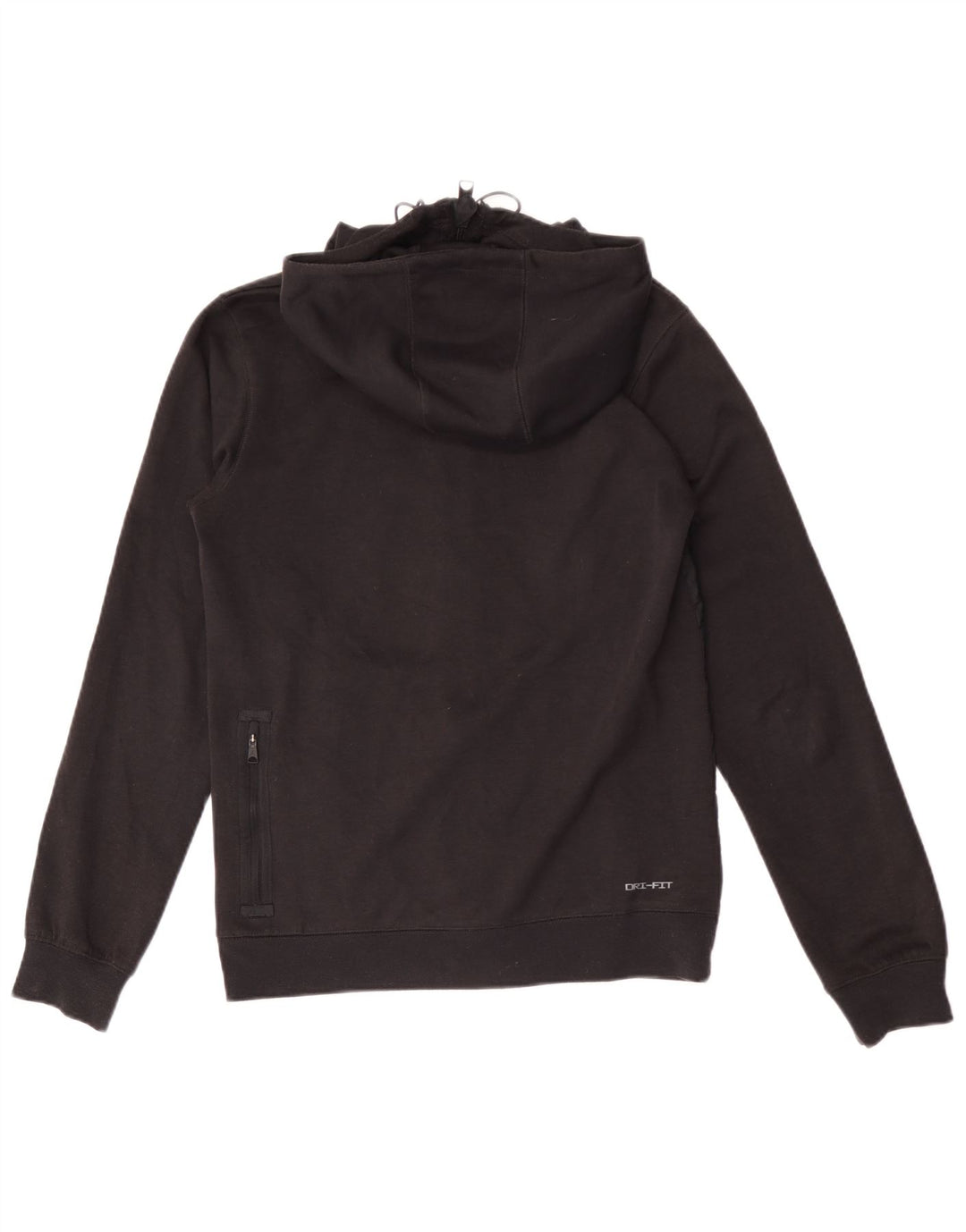 Jordan Herren-Kapuzenpullover mit Reißverschluss, XS, schwarzes Polyester