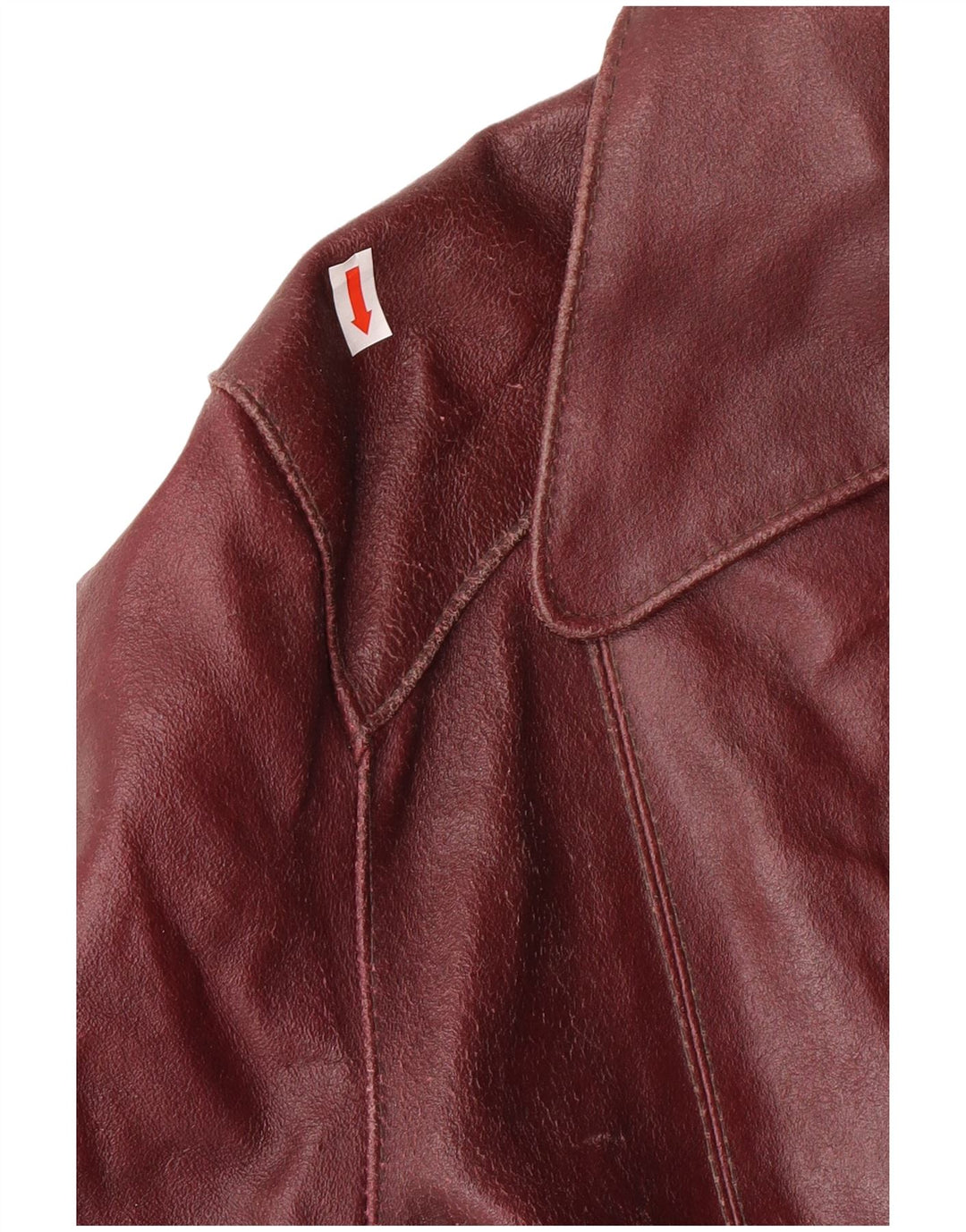 Damen Lederjacke UK 10 Kleines kastanienbraunes Leder