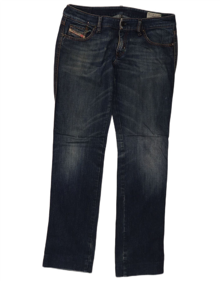 Diesel Damen Lhela Slim Jeans W30 L31 Blaue Baumwolle