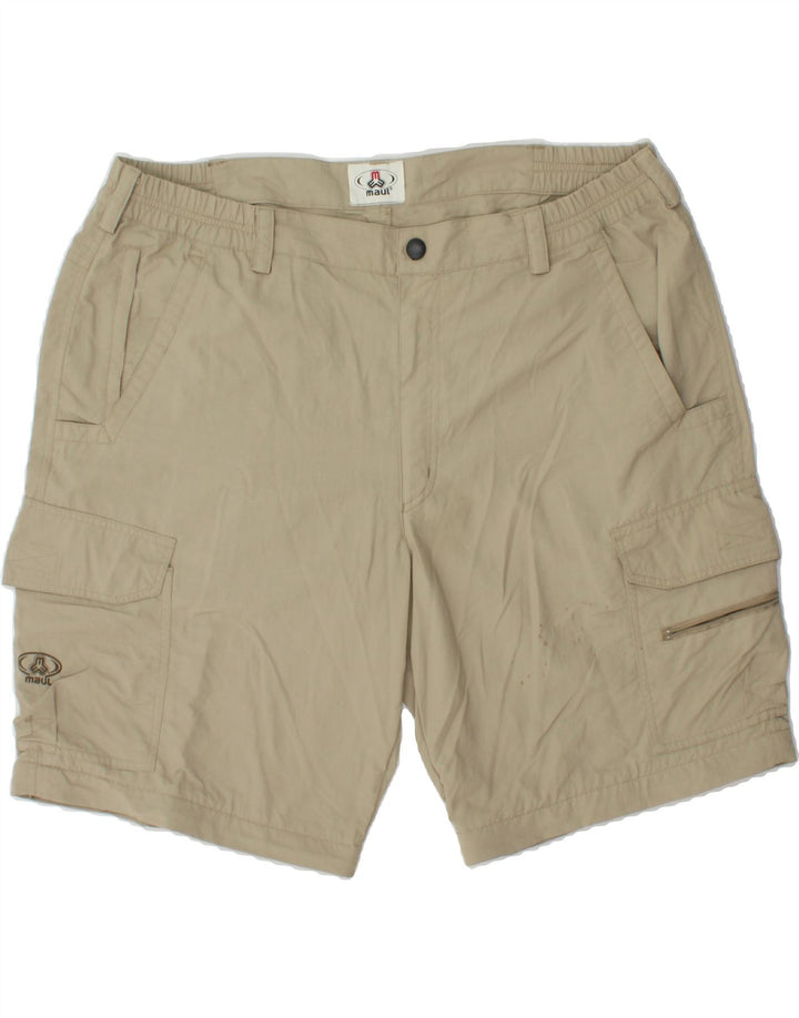 VINTAGE Mens Cargo Shorts W28 Small Beige Polyamide Vintage Vintage and Second-Hand Vintage from Messina Hembry 
