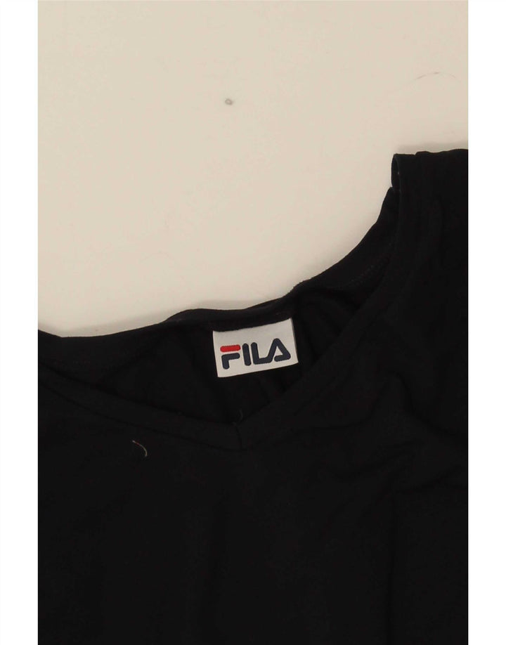 Fila Herren T-Shirt Top Small Marineblau