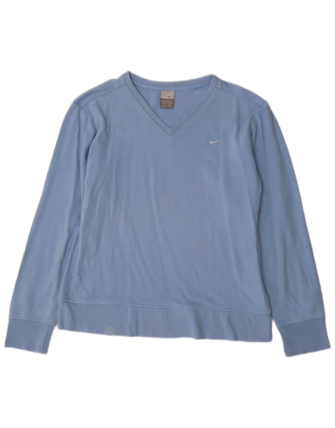 Nike Damen Sweatshirt Pullover UK 14/16 Large Blau