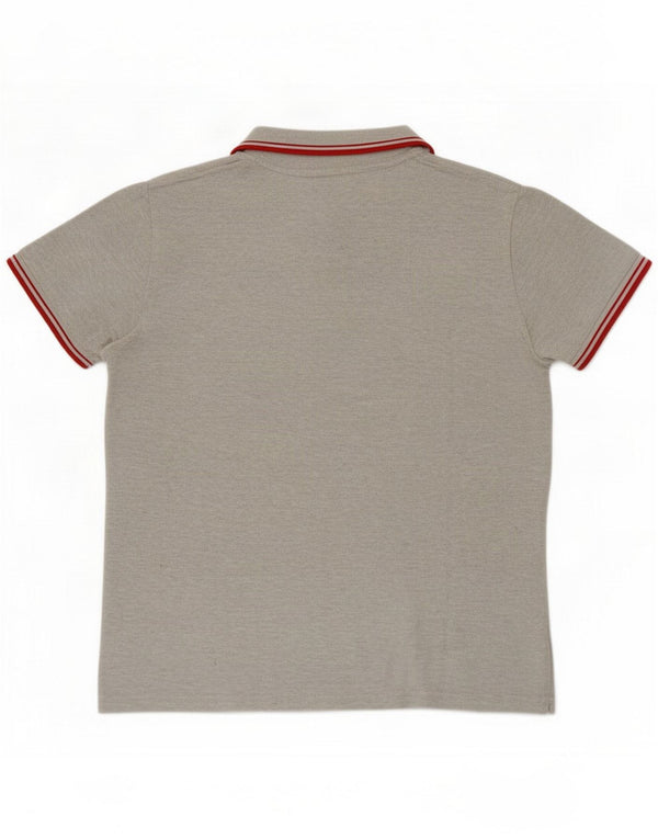 Kappa Herren-Poloshirt, groß, graue Baumwolle