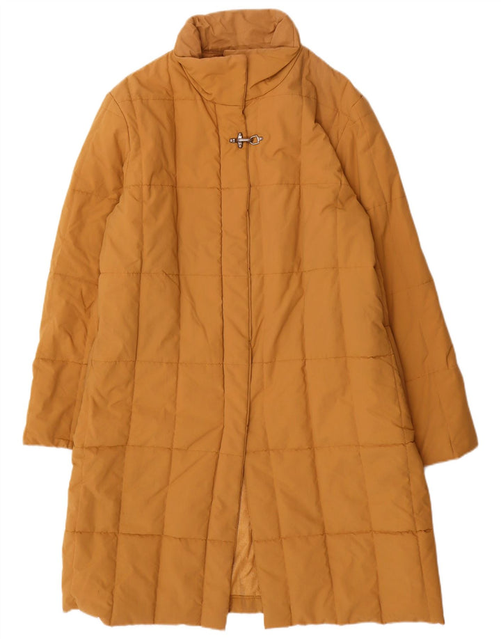 Slam Wattierter Damenmantel UK 16 Large Braunes Nylon