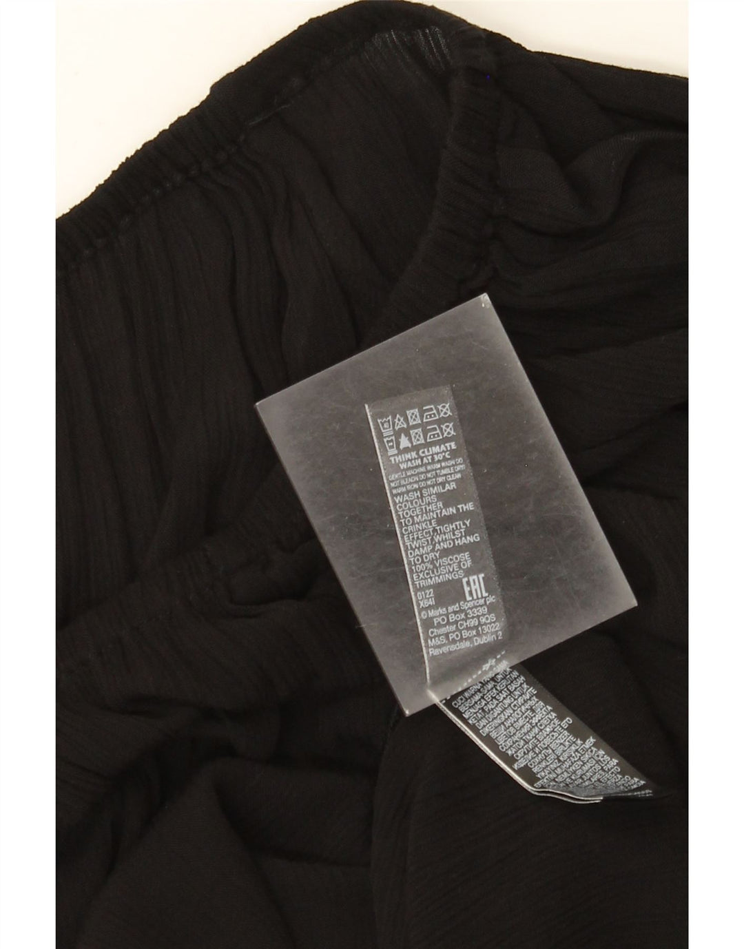Marks & Spencer Damen Etuikleid UK 14 Large Schwarz Viskose