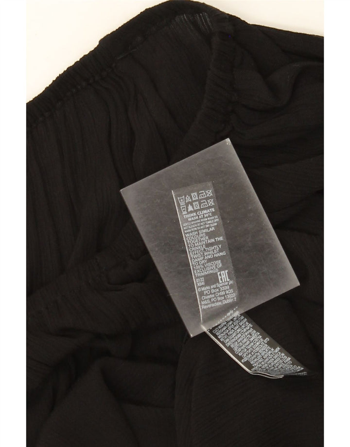 Marks & Spencer Damen Etuikleid UK 14 Large Schwarz Viskose