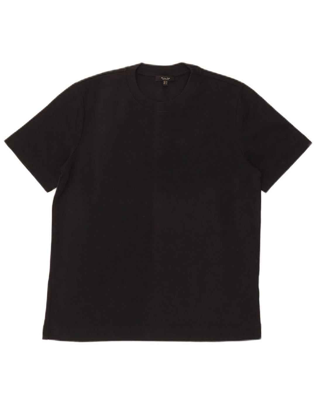 MASSIMO DUTTI Herren T-Shirt Top Medium Schwarz