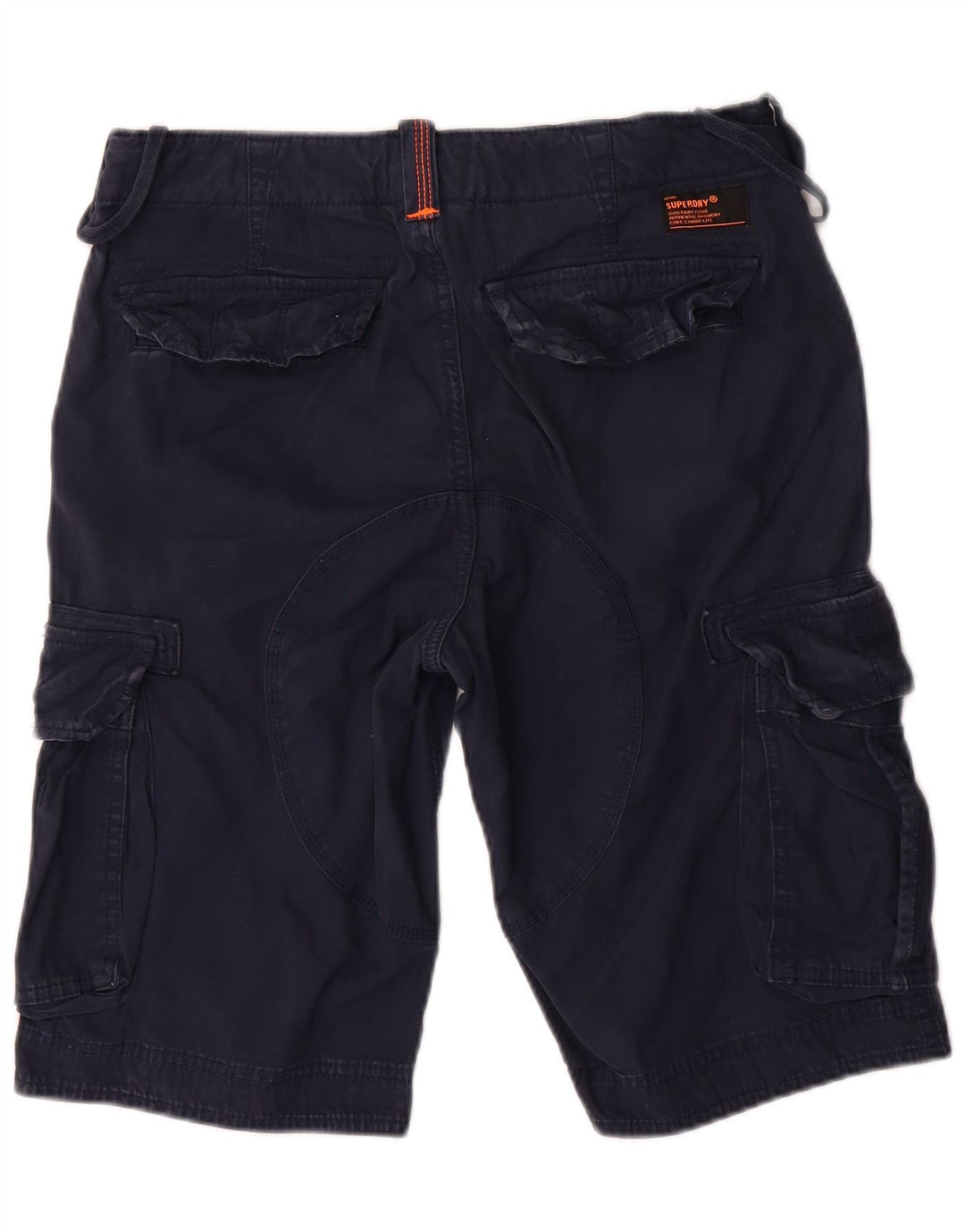 Superdry Slim Cargo-Shorts für Herren, W30, mittelmarineblaue Baumwolle