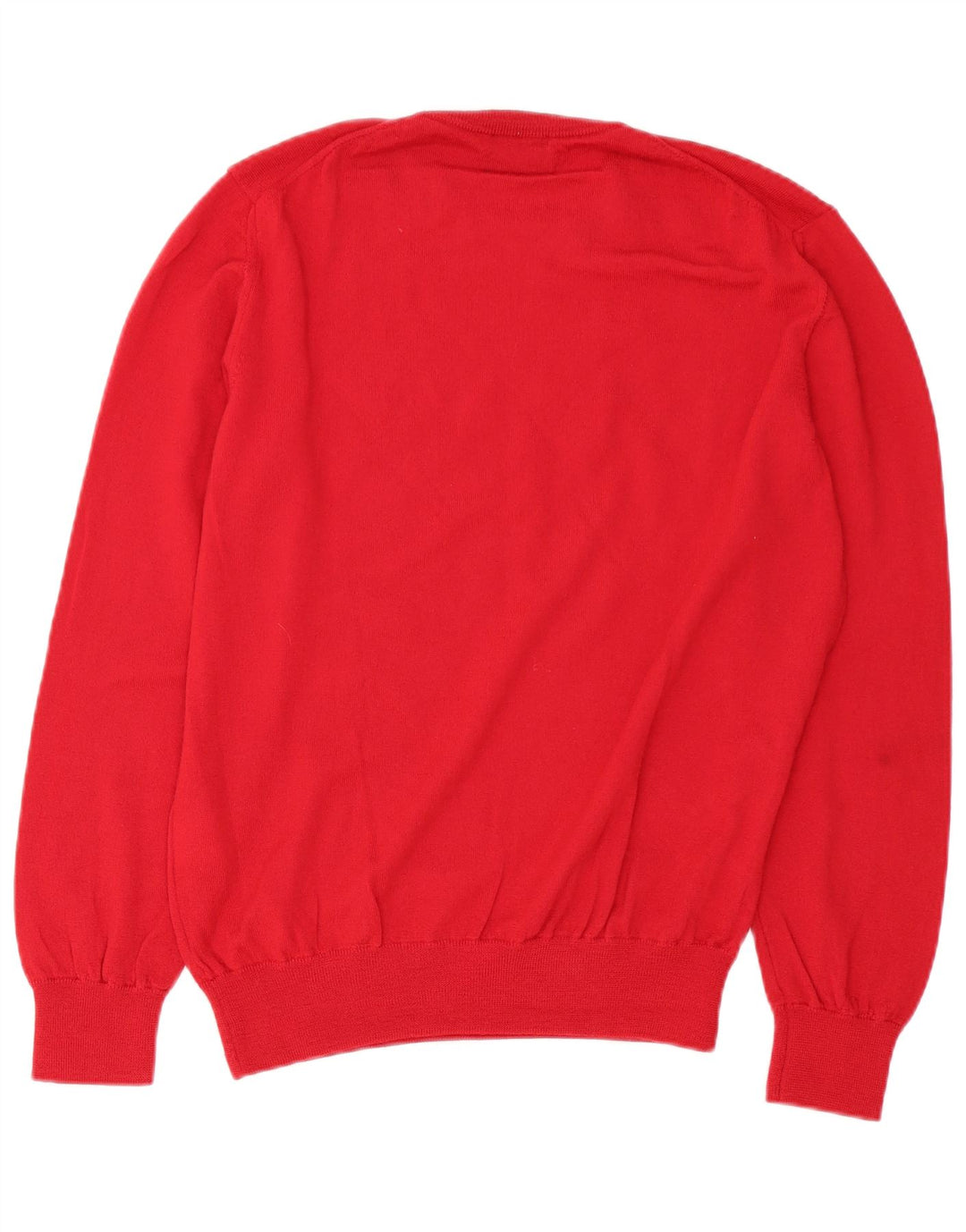 Refrigiwear Herren-Pullover mit Rundhalsausschnitt, XL, rote Wolle