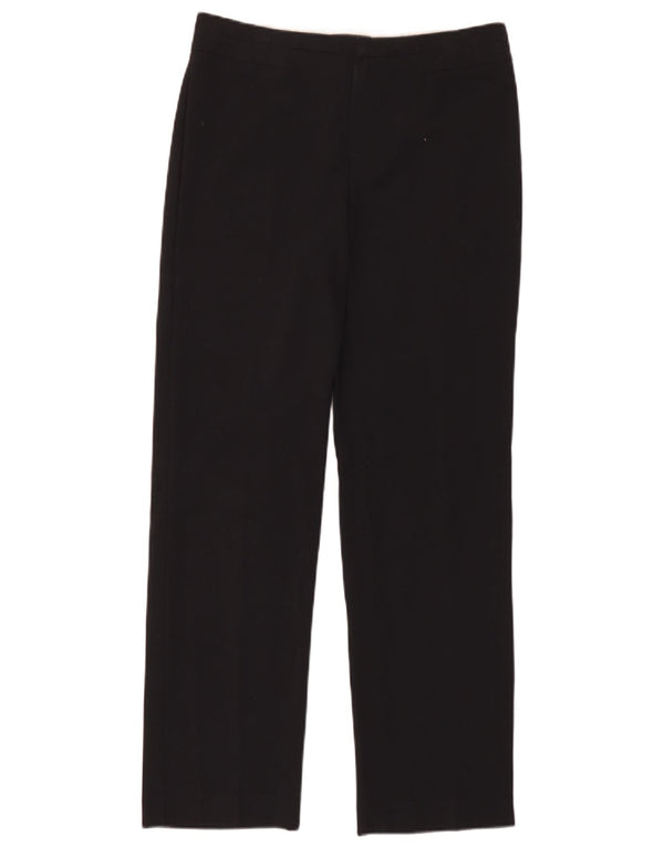 Marks & Spencer Damen Gerade Freizeithose UK 10 Small W32 L30 Schwarz
