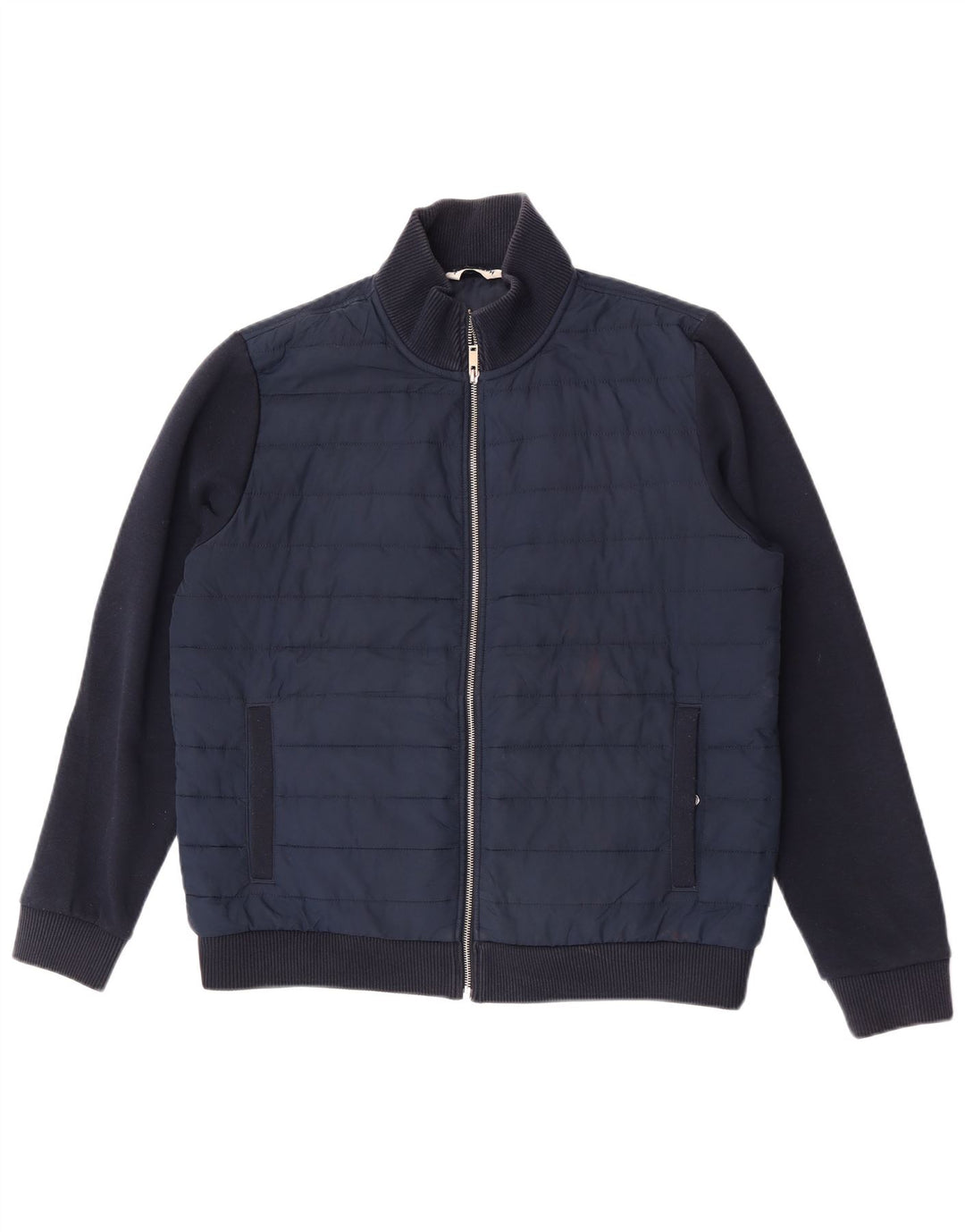 Marks & Spencer Herren Wattierte Jacke UK 42 XL Marineblau Polyester