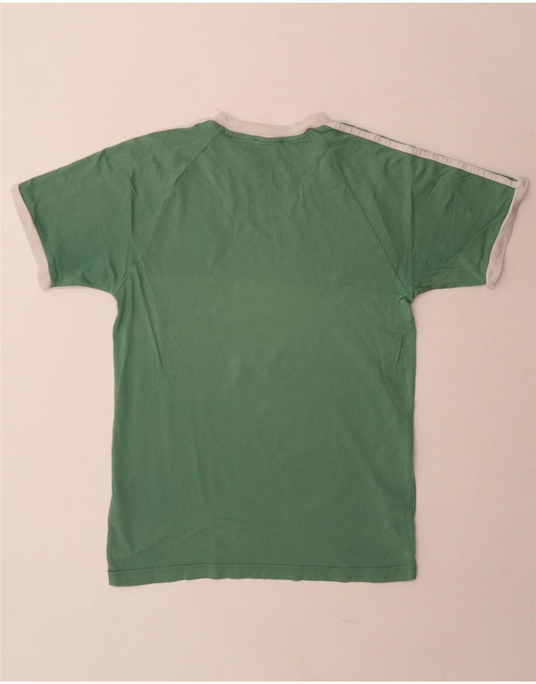 Adidas Herren T-Shirt Top Small Grün Baumwolle