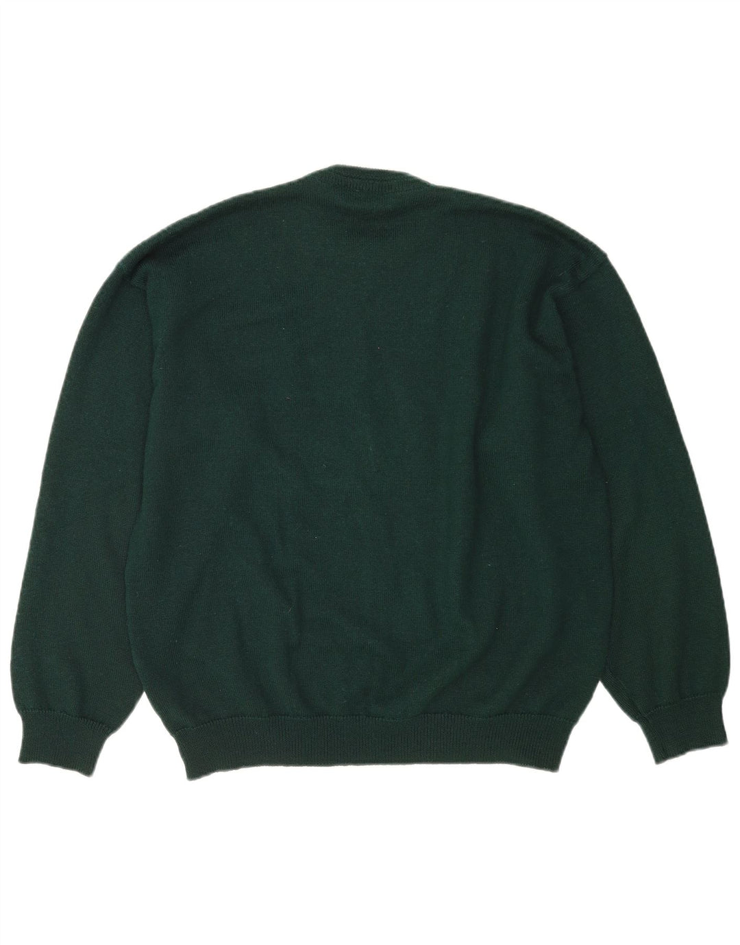 Barisal Herren-Pullover mit Rundhalsausschnitt, 2XL, grün gestreift, Wolle
