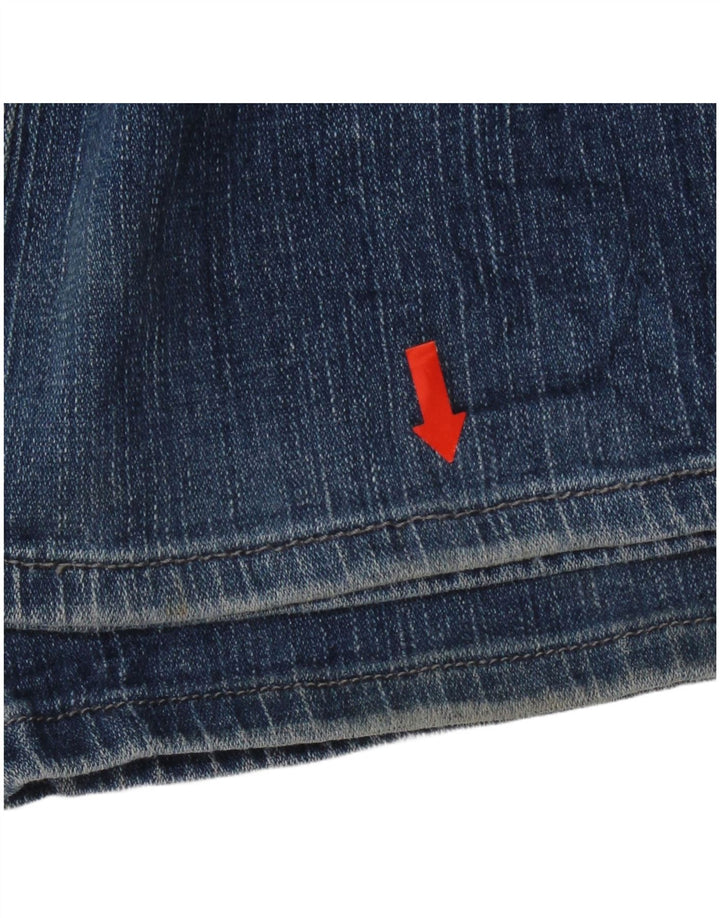 Levi's Damen 518 Super Low Bootcut Jeans W30 L30 Blaue Baumwolle