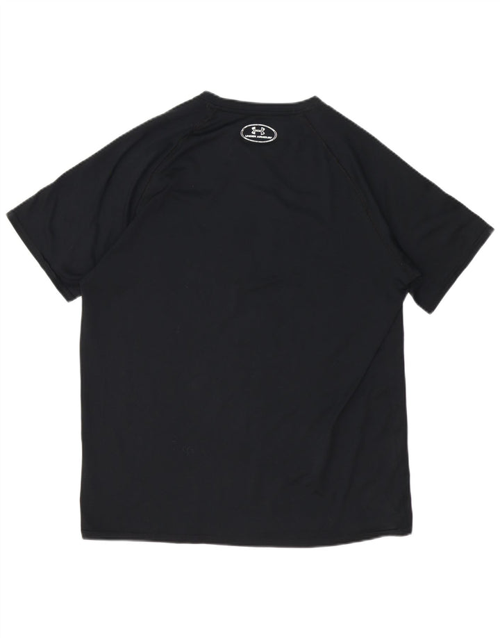 Under Armour Herren Heat Gear T-Shirt Top Medium Schwarz