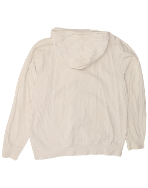 Champion Herren-Kapuzenpullover mit Reißverschluss, XL, weiße Baumwolle