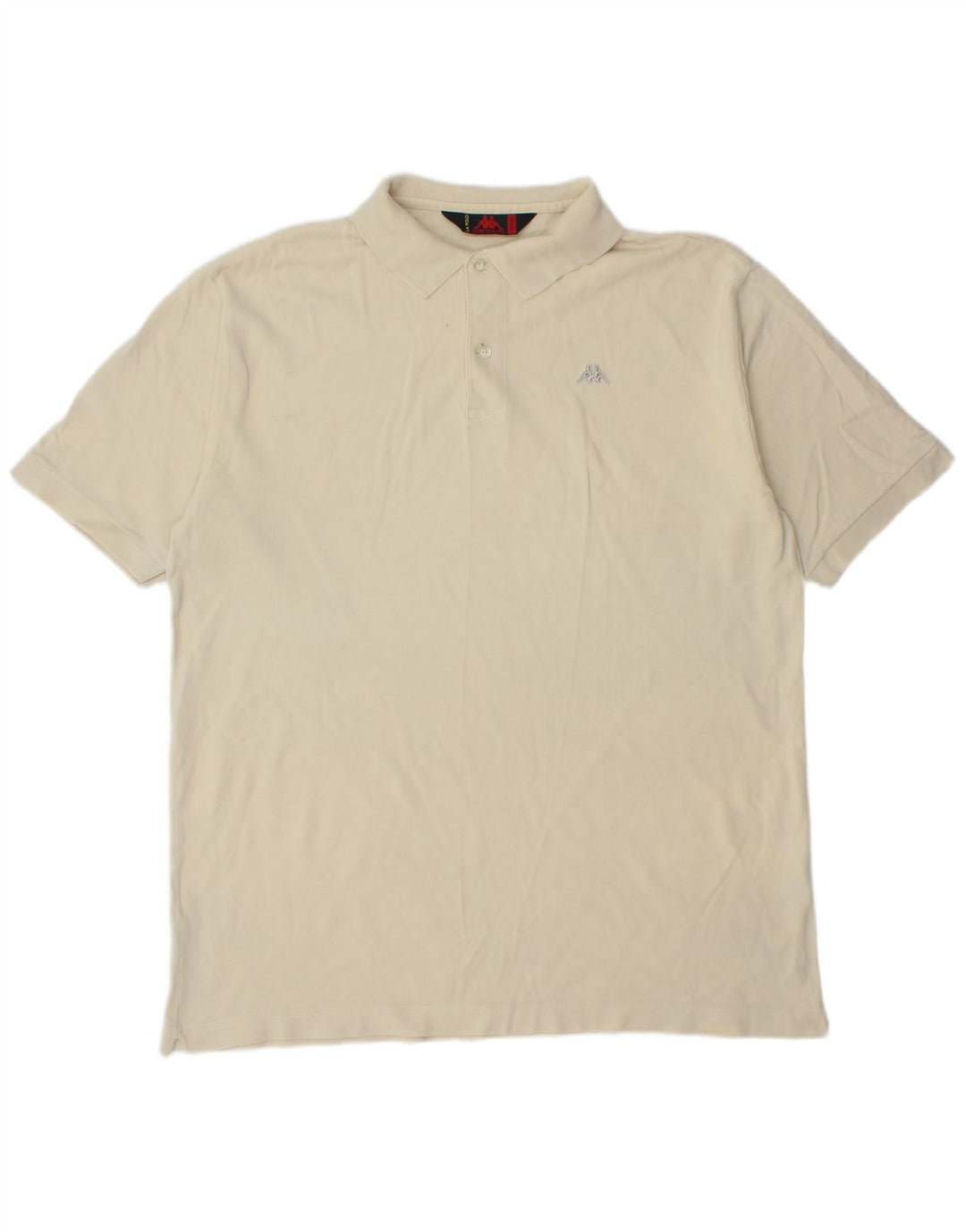 Kappa Herren Poloshirt XL Weiße Baumwolle