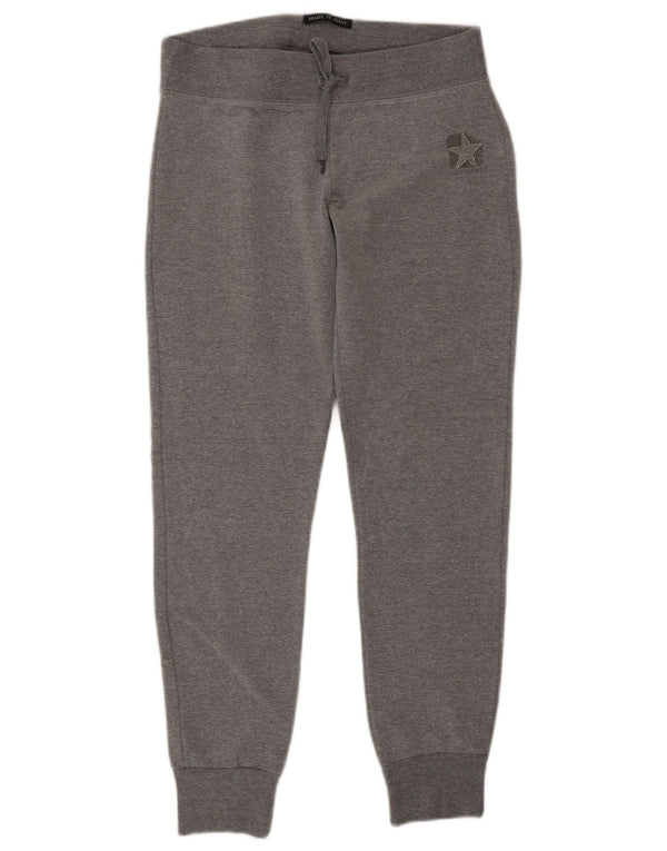 Converse Damen-Trainingshose, Jogginghose, UK 10, Größe S, grau gefleckte Baumwolle