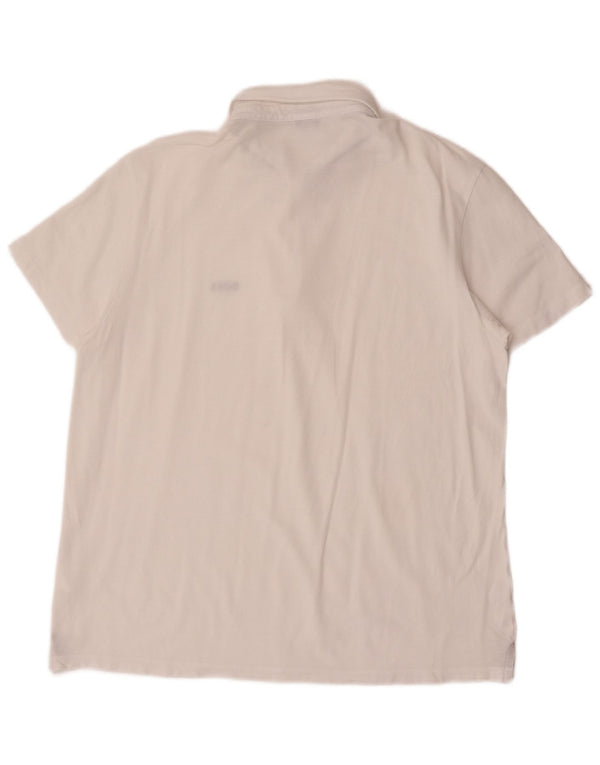 Hugo Boss Herren Poloshirt 2XL Weiße Baumwolle
