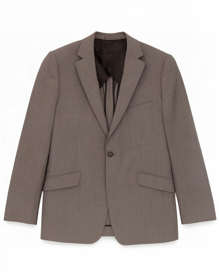 Reiss Herren-Blazer mit 1 Knopf, UK 42, XL, graue Wolle