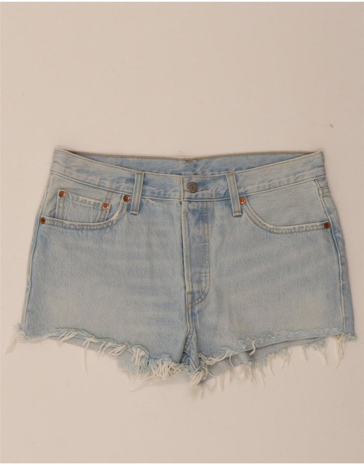 LEVI'S Womens 501 Denim Shorts W29 Medium Blue Cotton Vintage Levi's and Second-Hand Levi's from Messina Hembry 