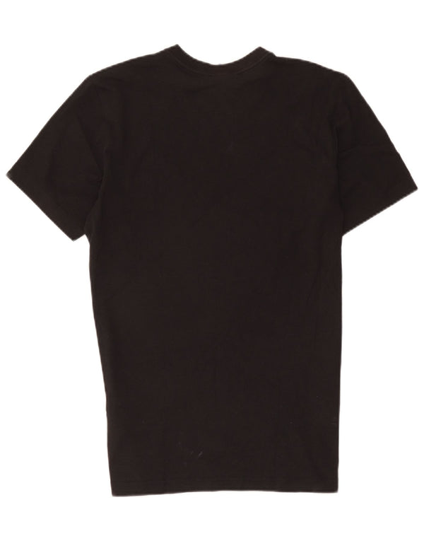 Adidas Herren Grafik T-Shirt Top Medium Schwarz Baumwolle
