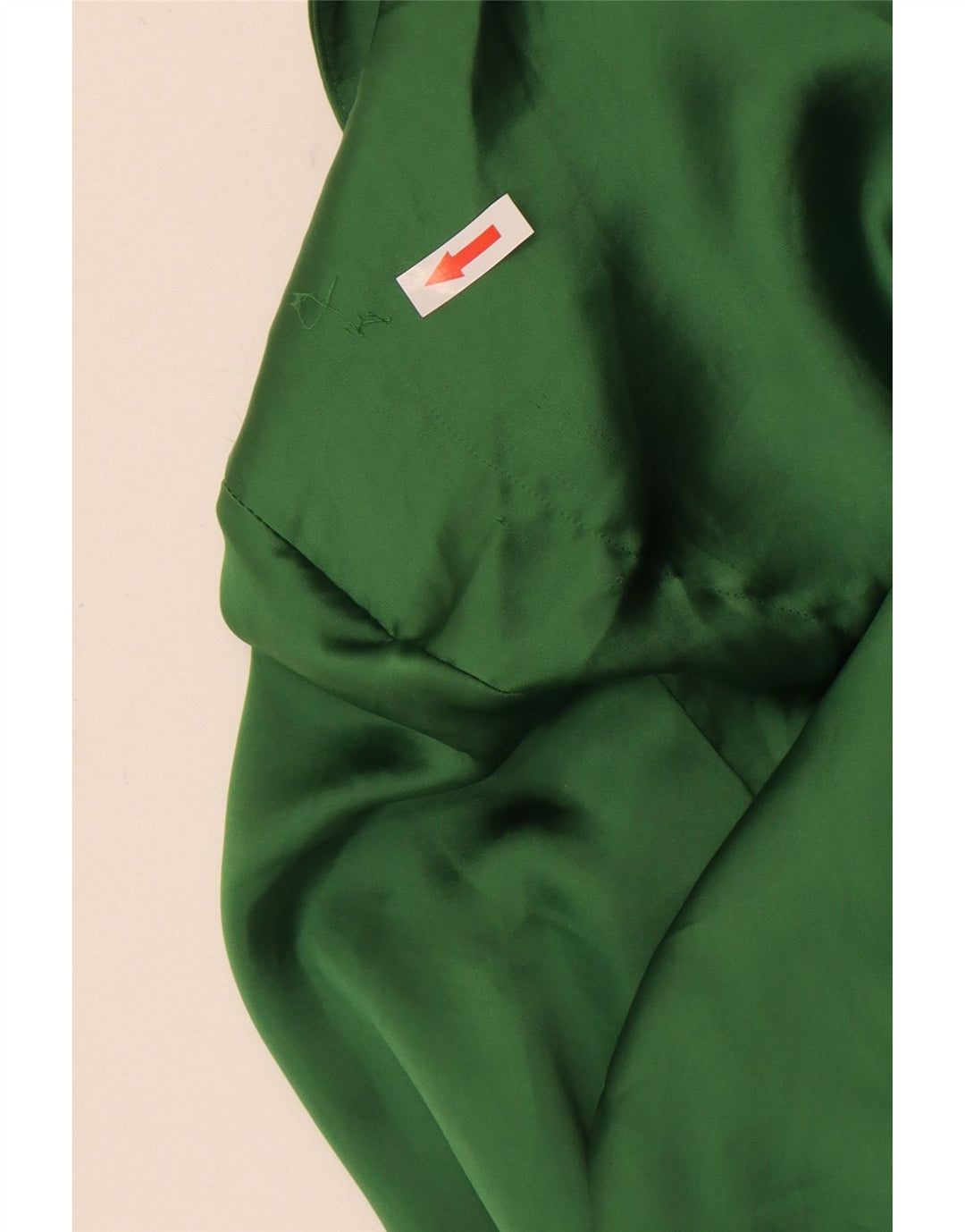 Zara Damen Langarm-Hemdkleid UK 12 Mittelgrünes Polyester