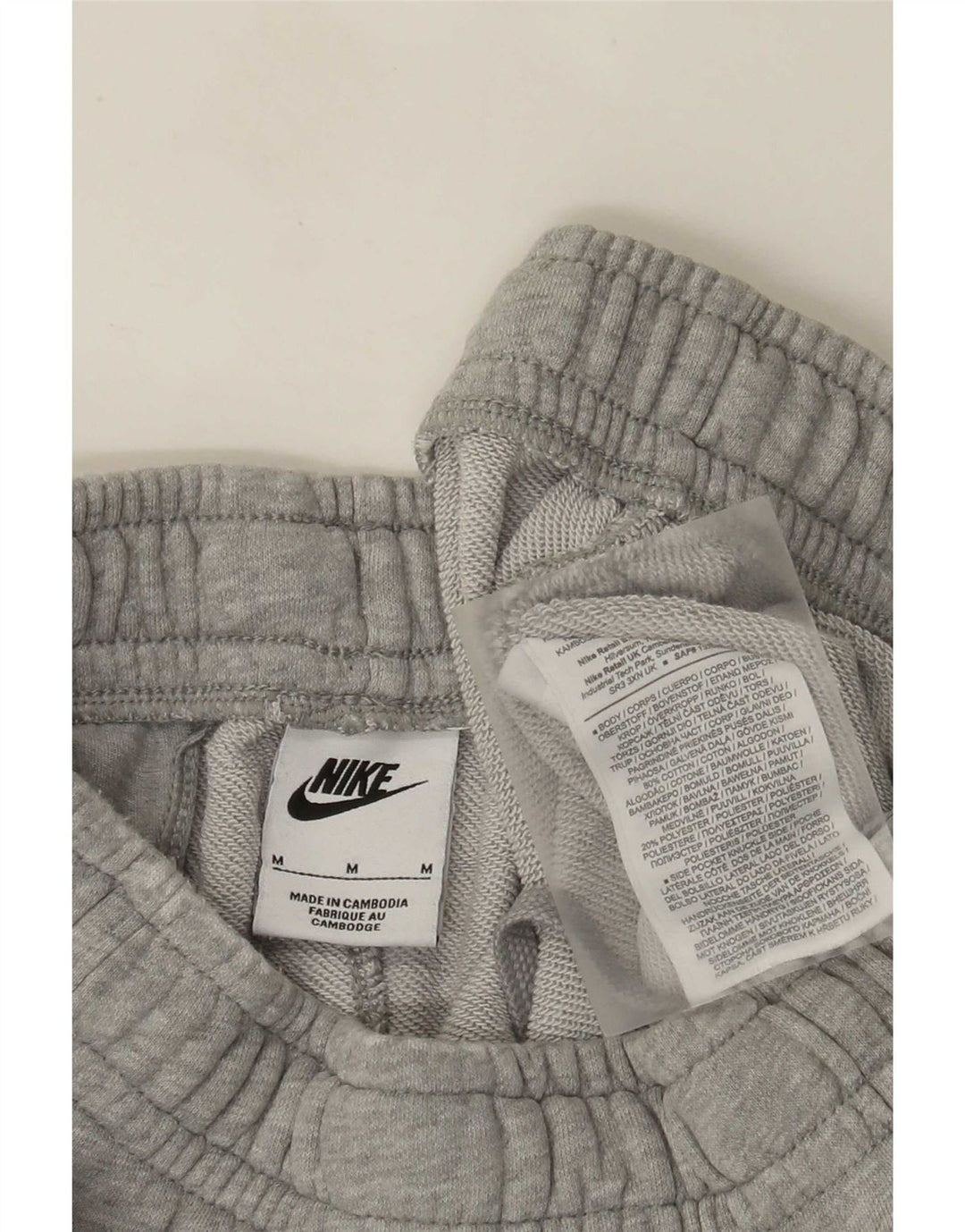 Nike Herren-Trainingshose mit Jogger-Motiv, mittelgrau gefleckte Baumwolle