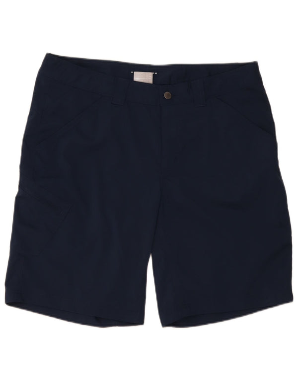 Columbia Herren Omni-Shade Cargo Shorts W38 XL Marineblaues Nylon