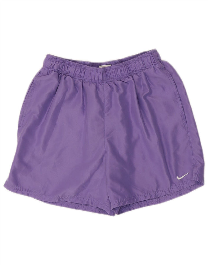 Nike Damen Sportshorts UK 14 Medium Lila Polyester